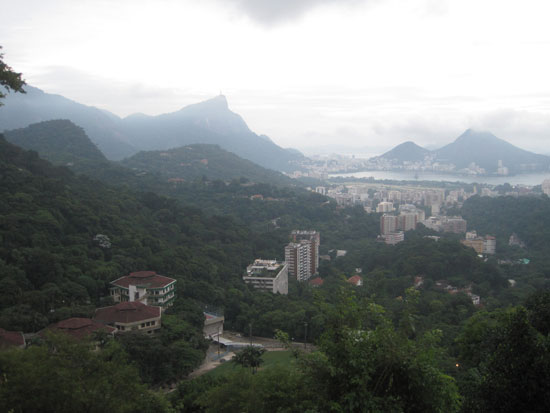 view rio from the top of rocinha favela